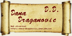 Dana Draganović vizit kartica